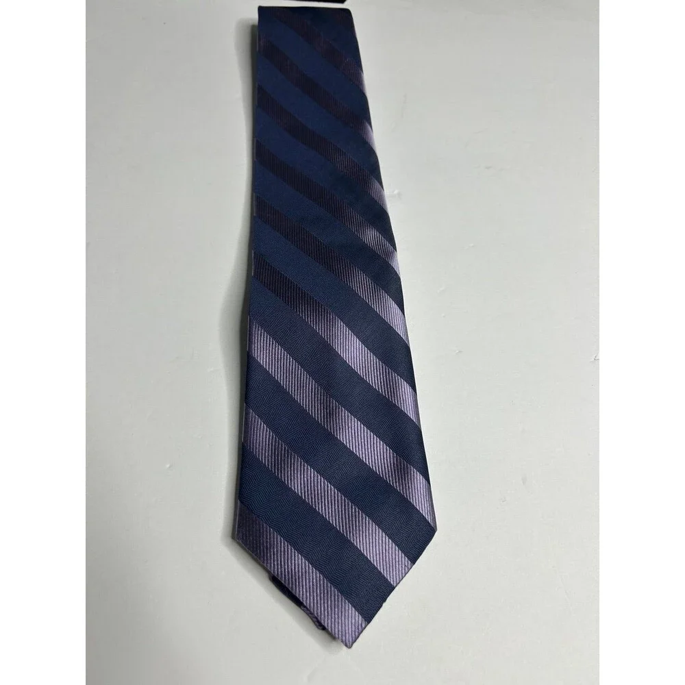 Purple Silk Tie Calvin Klein